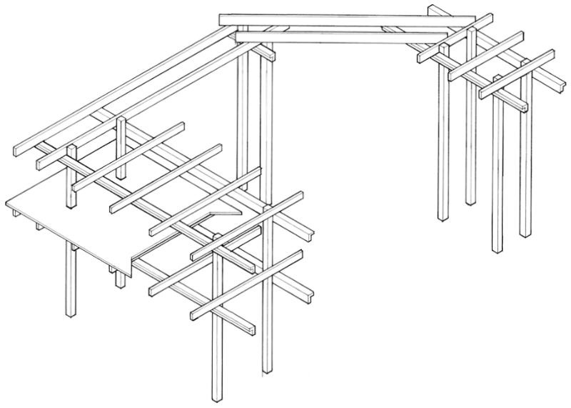 Benchwork isometric view